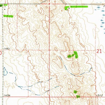 United States Geological Survey Binford NE, ND (1961, 24000-Scale) digital map