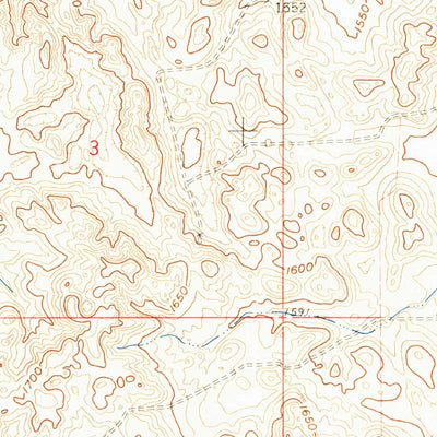 United States Geological Survey Binford NW, ND (1961, 24000-Scale) digital map