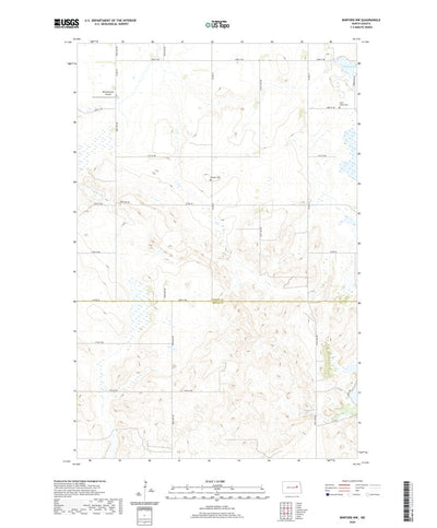 United States Geological Survey Binford NW, ND (2020, 24000-Scale) digital map