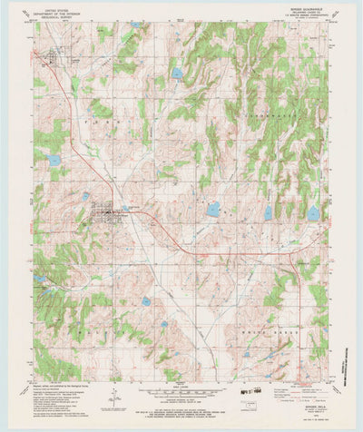 United States Geological Survey Binger, OK (1979, 24000-Scale) digital map