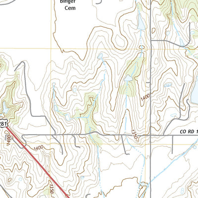 United States Geological Survey Binger, OK (2022, 24000-Scale) digital map
