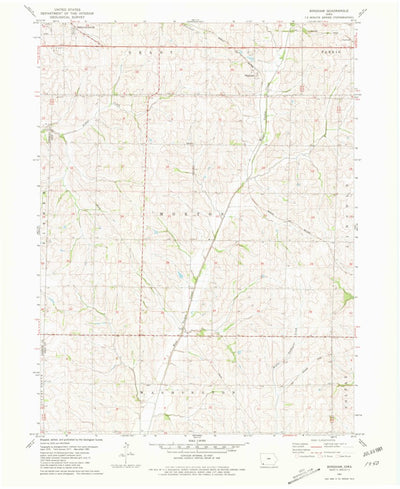 United States Geological Survey Bingham, IA (1981, 24000-Scale) digital map