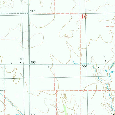 United States Geological Survey Bingham, IL (1998, 24000-Scale) digital map