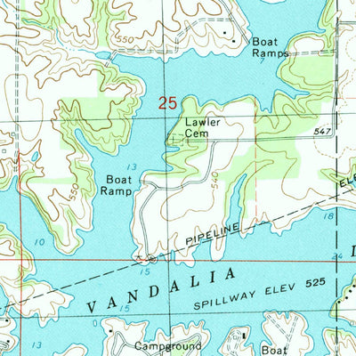 United States Geological Survey Bingham, IL (1998, 24000-Scale) digital map