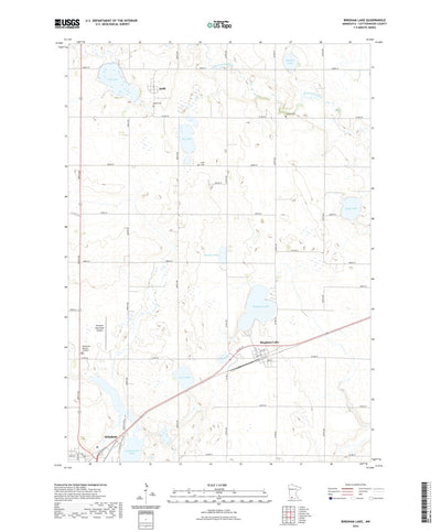 United States Geological Survey Bingham Lake, MN (2022, 24000-Scale) digital map