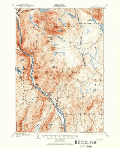 United States Geological Survey Bingham, ME (1903, 62500-Scale) digital map