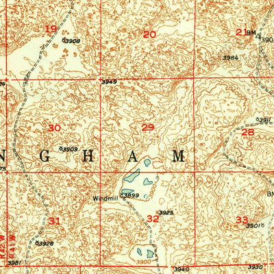 United States Geological Survey Bingham, NE (1950, 62500-Scale) digital map