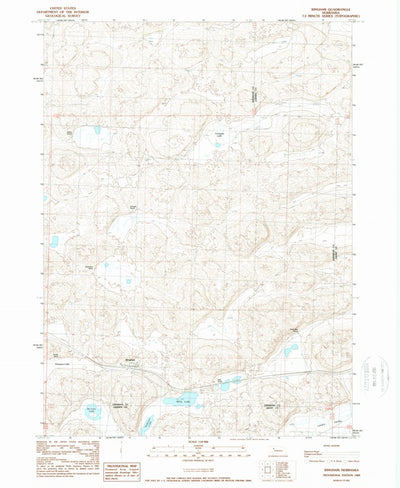 United States Geological Survey Bingham, NE (1989, 24000-Scale) digital map