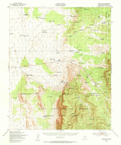 United States Geological Survey Bingham, NM (1948, 62500-Scale) digital map