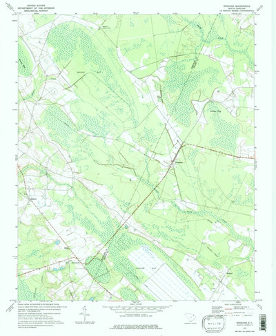 United States Geological Survey Bingham, SC (1972, 24000-Scale) digital map