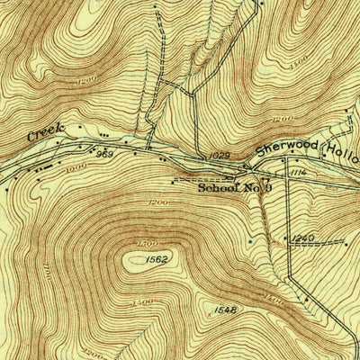 United States Geological Survey Binghamton East, NY (1942, 31680-Scale) digital map