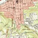 United States Geological Survey Binghamton West, NY (1968, 24000-Scale) digital map