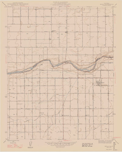 United States Geological Survey Biola, CA (1947, 24000-Scale) digital map
