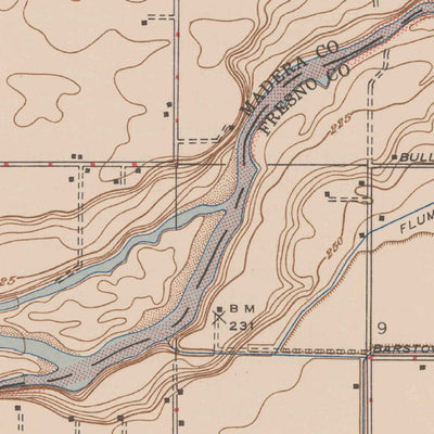United States Geological Survey Biola, CA (1947, 24000-Scale) digital map