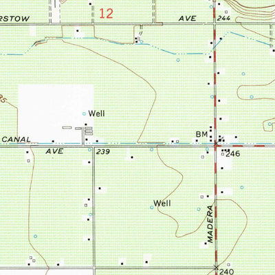 United States Geological Survey Biola, CA (1963, 24000-Scale) digital map