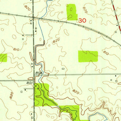 United States Geological Survey Bippus, IN (1955, 24000-Scale) digital map