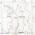 United States Geological Survey Birch Creek Meadow, OR (1988, 24000-Scale) digital map