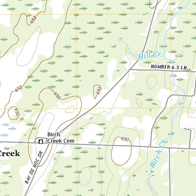 United States Geological Survey Birch Creek, MI (2019, 24000-Scale) digital map