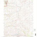 United States Geological Survey Birch Creek Reservoirs, UT (1998, 24000-Scale) digital map