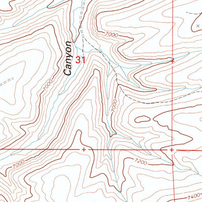 United States Geological Survey Birch Creek Reservoirs, UT (1998, 24000-Scale) digital map