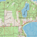 United States Geological Survey Birch Island Lake, WI (1982, 24000-Scale) digital map