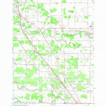 United States Geological Survey Birch Run North, MI (1967, 24000-Scale) digital map