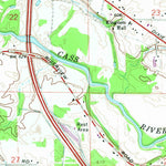 United States Geological Survey Birch Run North, MI (1967, 24000-Scale) digital map
