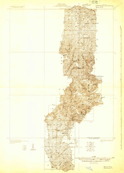 United States Geological Survey Birch Tree, MO (1931, 48000-Scale) digital map
