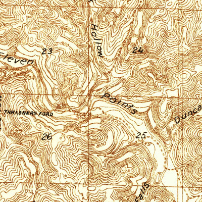 United States Geological Survey Birch Tree, MO (1931, 48000-Scale) digital map