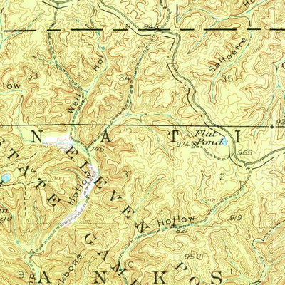 United States Geological Survey Birch Tree, MO (1944, 62500-Scale) digital map