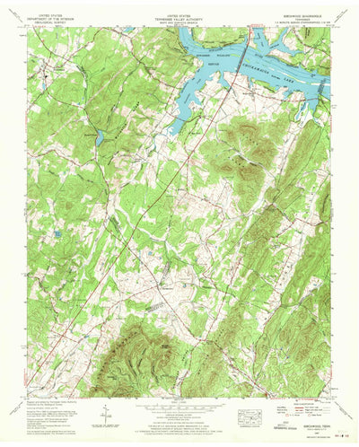 United States Geological Survey Birchwood, TN (1967, 24000-Scale) digital map