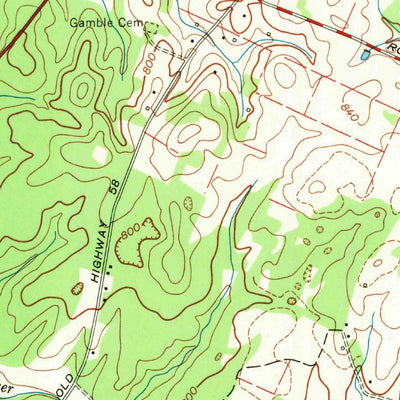 United States Geological Survey Birchwood, TN (1967, 24000-Scale) digital map