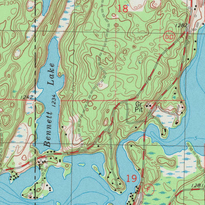 Birchwood, WI (1982, 24000-Scale) Map by United States Geological ...