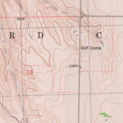 United States Geological Survey Bird City North, KS (1976, 24000-Scale) digital map