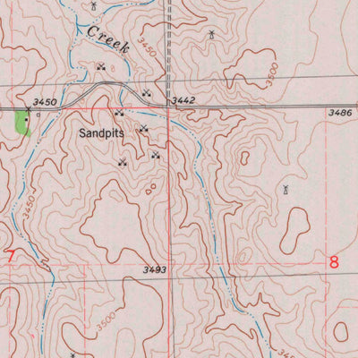 United States Geological Survey Bird City South NW, KS (1981, 24000-Scale) digital map