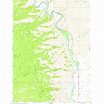 United States Geological Survey Bird Creek, ID (1966, 24000-Scale) digital map