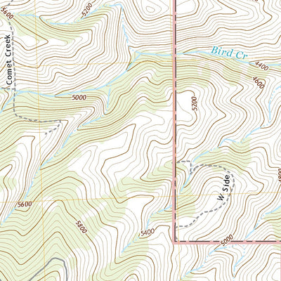 United States Geological Survey Bird Creek, ID (2020, 24000-Scale) digital map
