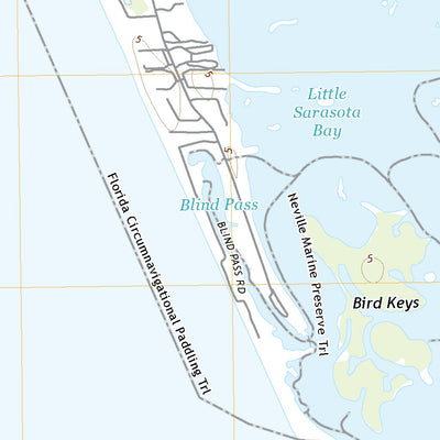 United States Geological Survey Bird Keys, FL (2021, 24000-Scale) digital map