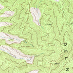 United States Geological Survey Bird Mountain, TX (1972, 24000-Scale) digital map