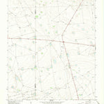 United States Geological Survey Bird Ranch, TX (1966, 24000-Scale) digital map