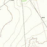 United States Geological Survey Bird Ranch, TX (1966, 24000-Scale) digital map