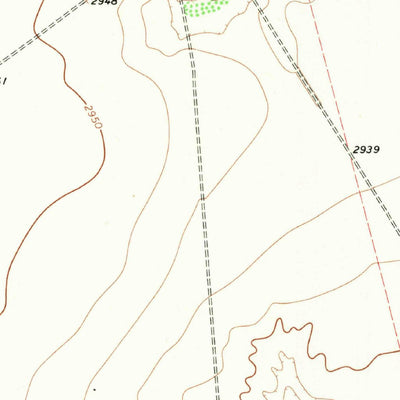 United States Geological Survey Bird Ranch, TX (1966, 24000-Scale) digital map
