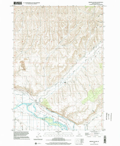 United States Geological Survey Birding Island, ID (1998, 24000-Scale) digital map