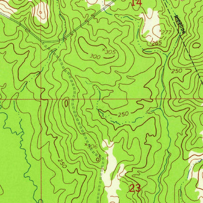 United States Geological Survey Birds Creek, LA (1954, 24000-Scale) digital map