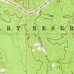 United States Geological Survey Birds Creek, LA (1974, 24000-Scale) digital map