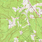 United States Geological Survey Birds Creek, LA (1974, 24000-Scale) digital map