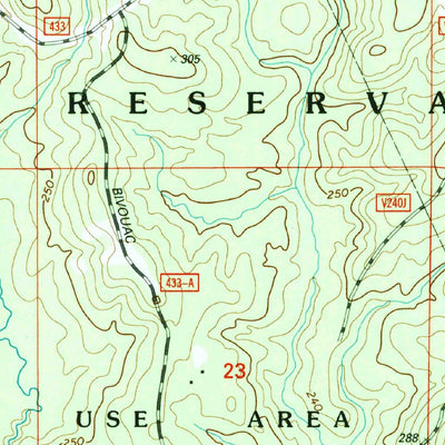 United States Geological Survey Birds Creek, LA (2003, 24000-Scale) digital map