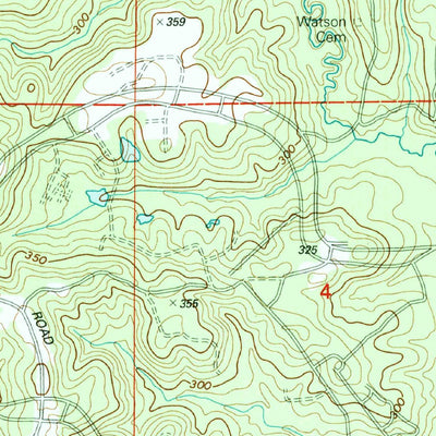 United States Geological Survey Birds Creek, LA (2003, 24000-Scale) digital map