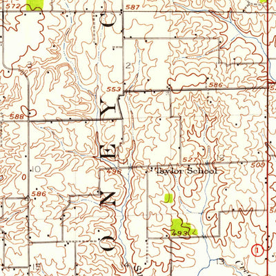 United States Geological Survey Birds, IL-IN (1942, 62500-Scale) digital map