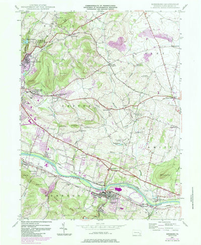 United States Geological Survey Birdsboro, PA (1947, 24000-Scale) digital map